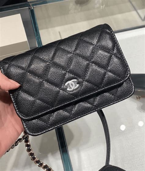 chanel woc zipper|Chanel handbags on chain.